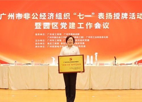 标杆引领，，，声誉升级！集团党支部荣膺广州市非公有制经济组织“双强六好”标