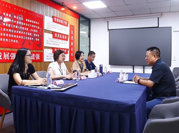 党建指导员入企座谈 复盘派驻事情效果